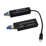 Mini USB 3.0/2.0/1.1 Pigtailed Type C over Single-mode Fiber Extender to Max 250 Meters, USB 3.0 Type C to Fiber