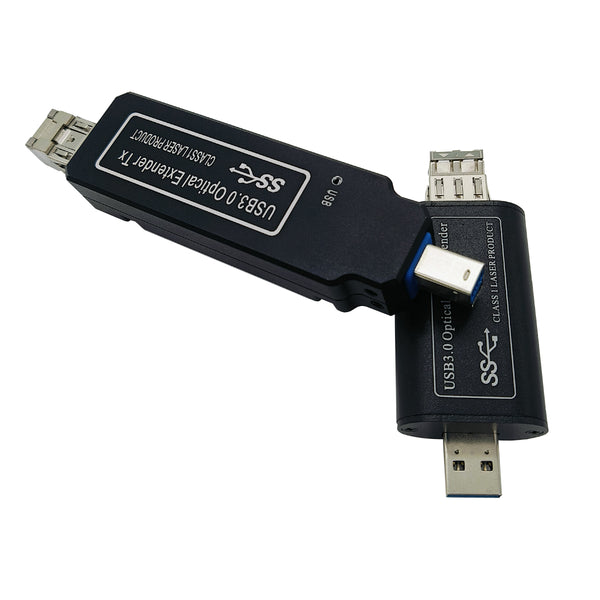 シングルモード光ファイバー経由の Mini USB 3.0 タイプ B、SFP モジュール付き、5Gbps 速度をサポート