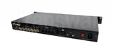 4-Channel 3G-SDI Fiber Optic Extender System with 4-Wire Intercom, Genlock, Timecode (TC/BB), 10/100M Ethernet