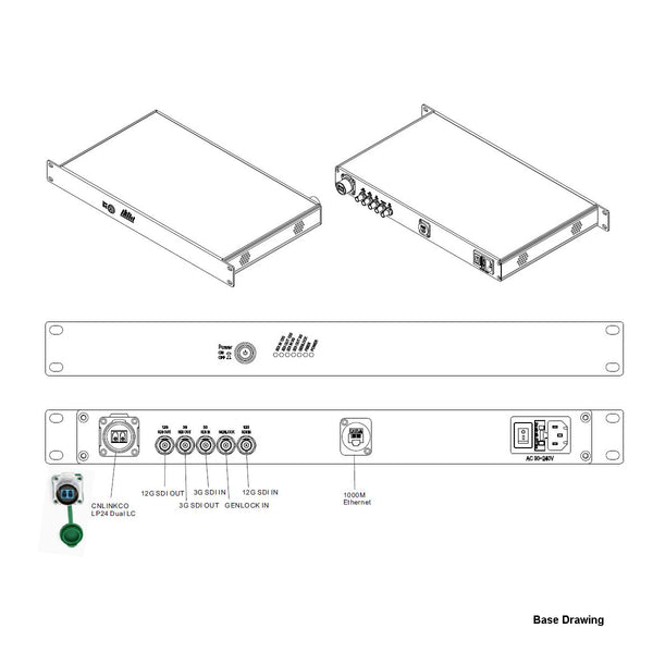 Fiber Optic Link between 4K Camera and Truck Transports SDI/ Ethernet ...