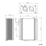 Clearcom 2-wire Party-line Intercom over fiber to 0~10 Kilometers Compatible with Encore Series