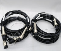 SMPTE311M 3K.93C ハイブリッド カメラ光ケーブル、固定プラグおよびソケット (FMW-PUW) SMPTE コネクタ付き
