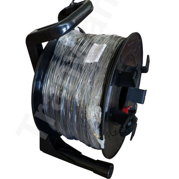 Field Armored Broadcast Breakout Single-mode Fiber Cables with Tactical Cable Reel
