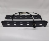 2U Front Panel for SMPTE Hybrid Cables Connectors (FXW/EDW FMW/PUW FMW/PBW)
