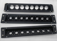 2U Front Panel for SMPTE Hybrid Cables Connectors (FXW/EDW FMW/PUW FMW/PBW)
