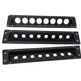 2U Front Panel for SMPTE Hybrid Cables Connectors (FXW/EDW FMW/PUW FMW/PBW)