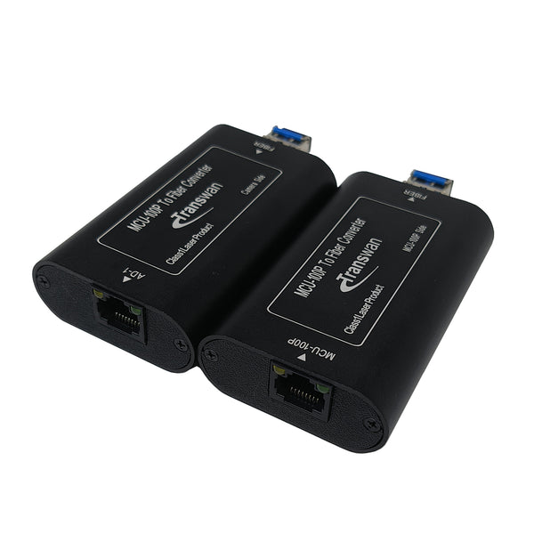 Datavideo MCU-100/200  connection with AD1  over Fiber Extender to 10Km SMF or 500M MMF