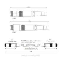 SMPTE Hybrid Cable FUW PUW