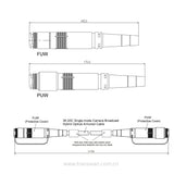 SMPTE Hybrid Cable FUW PUW