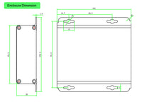 Serielle Daten (1 x RS 232 + 1 x RS 422 + 2 x RS 485) zu Glasfaser-Konverter über 20 km Singlemode-Glasfaser oder 2 km Multimode-Glasfaser, mit SFP-Modul