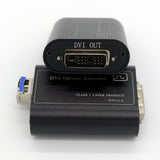 4K DVI Optical Fiber Extender with HDCP 1.2, real-time Live Transmission 20 Kilometers over single-mode Fiber, with 10G Bi-directional SFP module