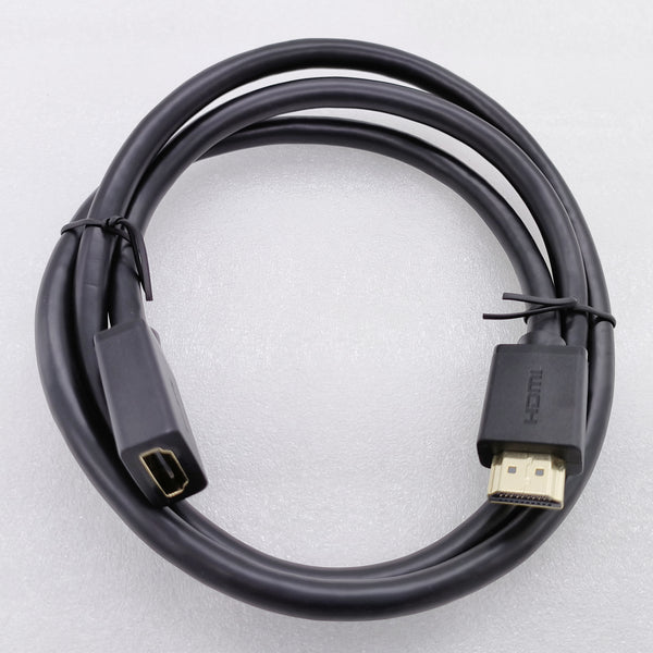 4K @60 Hz HDMI Male to Female Cable (1 Meter)