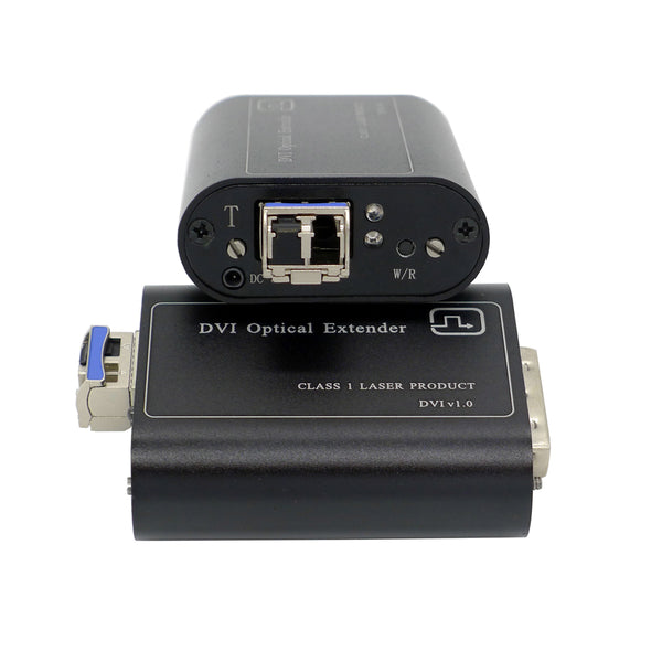 4K DVI over ファイバー エクステンダー (最大 300 メートル) OM3+ MMF、10Gbps SFP、非圧縮信号、EDID