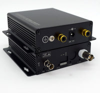 2-Kanal-RCA-Audio-über-Glasfaser-Extender und 1-Kanal-Video zu 20 km SM-Glasfaser oder 2 km MM-Glasfaser, RCA-Audio-zu-Glasfaser-Konverter