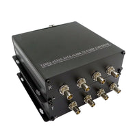 4 Ch x 3G/HD/SD-SDI Over Fiber Extender to 10Km with 10/100M Ethernet, 4K SDI to Fiber Converter,4K UHD at 60fps over Fiber