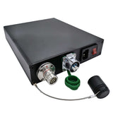 SMPTE ハイブリッドエリミネーションデバイスアダプター (LC ファイバーコネクター + AC 電源) を Lemo ハイブリッドケーブルに変換
