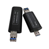 シングルモードファイバーエクステンダー経由の Mini USB 3.0/2.0/1.1、最長 250 メートル、下位互換性のある USB 2.0/1.1