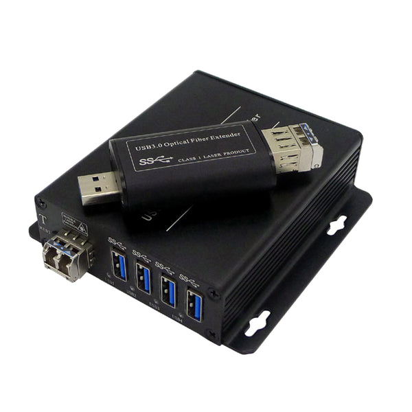 USB 3.0 Optic Extender over OM1 & OM3 fiber optic cable – Transwan