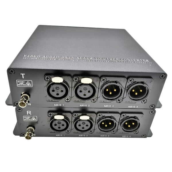 fedt nok Ithaca Ud over 2 Ch 2 Way Balanced Audio to Fiber Converter with XLR Ports, Full Duplex –  Transwan