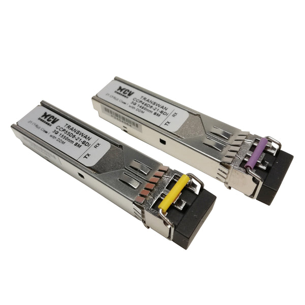 3G-SDI SFP Transceiver with MSA & DDM, CWDM 1470~1610nm TRX 20 Km, Pass All Pathological Patterns