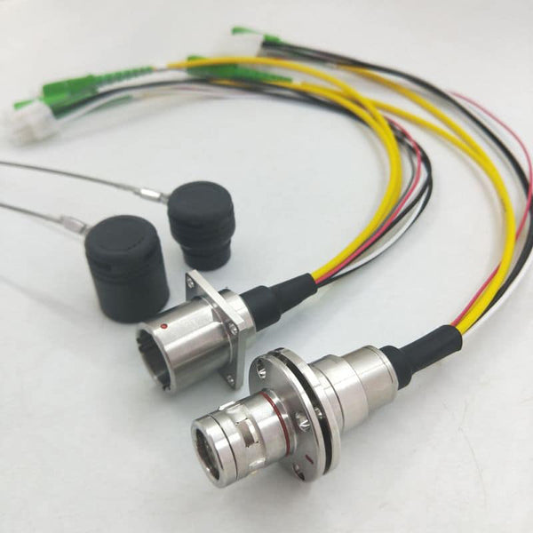 SMPTE304 3K.93C Fixed Connectors FXW & EDW to Internal Breakout Optic Fiber Cable
