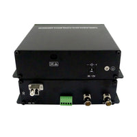 2 Ch 3G-SDI & 1 Ch RS 422 Data to Optic Fiber Converter over 10 Km Fiber, with SMPTE 424M