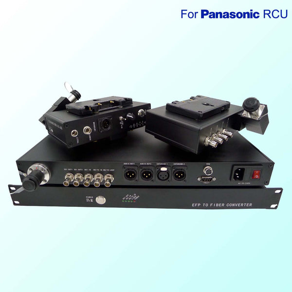 EFP to fiber optic transport for Panasonic broadcast camera