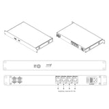 Datavideo ITC-100 からファイバーへのコンバーター、Datavideo ITC-100 用 EFP からファイバーへ